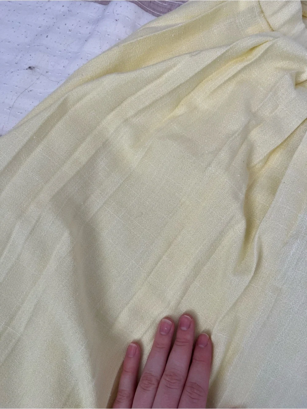 Authentic Vintage Joyce Sportswear Yellow Pleated Knee-Length Skirt Size 17-18 - Picture 9 of 9